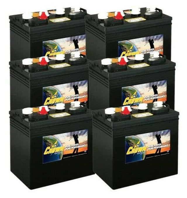 crown 8 volt golf cart batteries