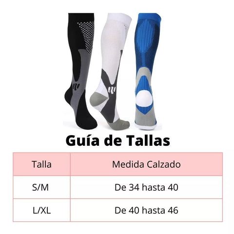 Medias de Compresión Deportivas Varices