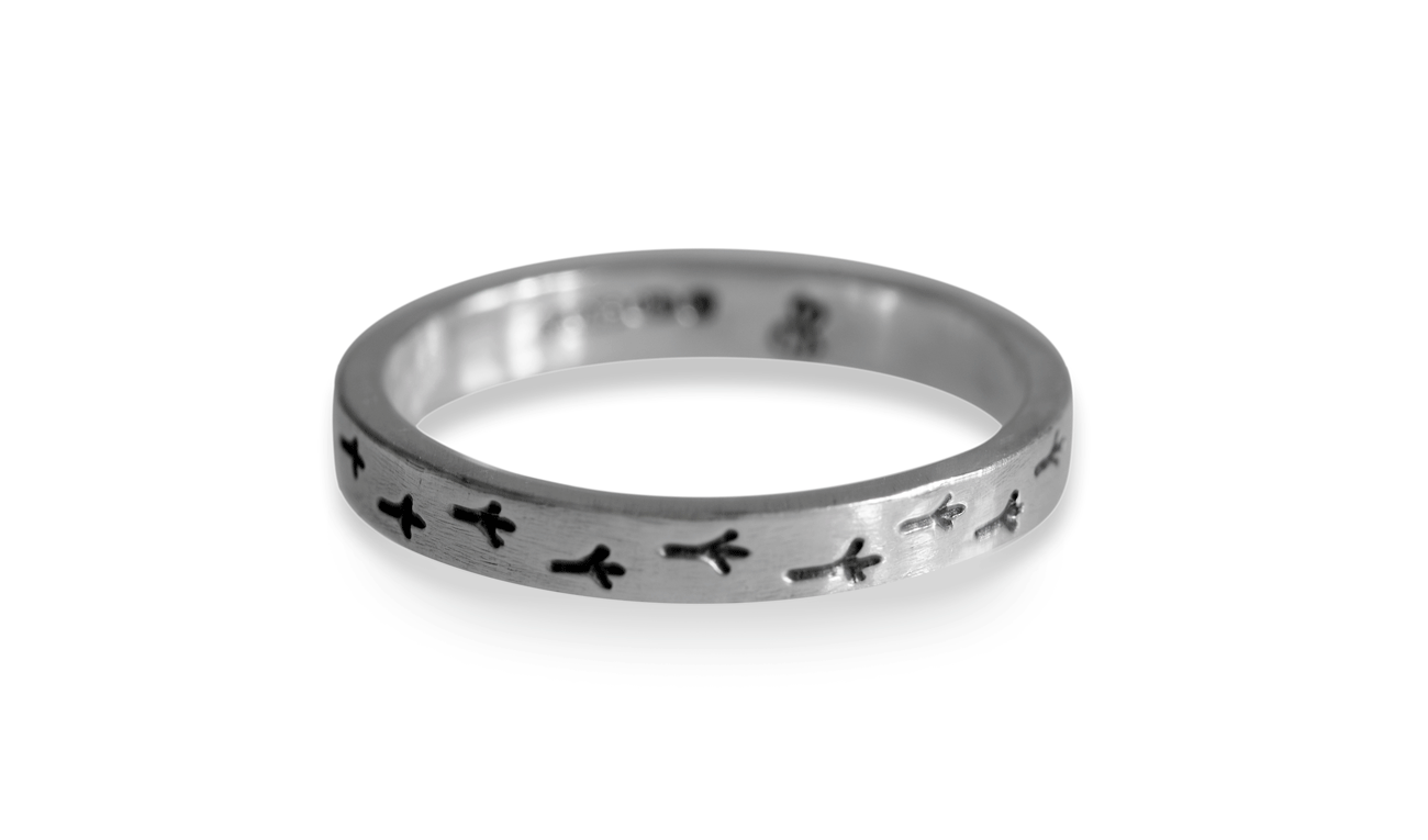 Bird Print Ring