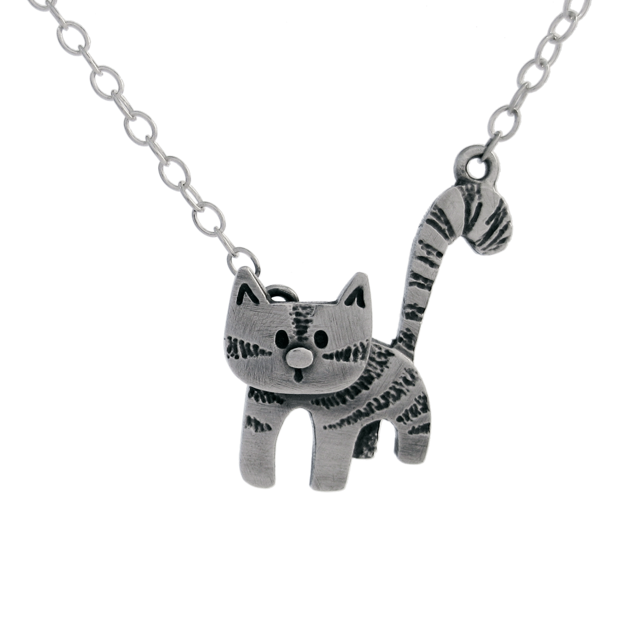 Curious Cat Necklace (with moving head)