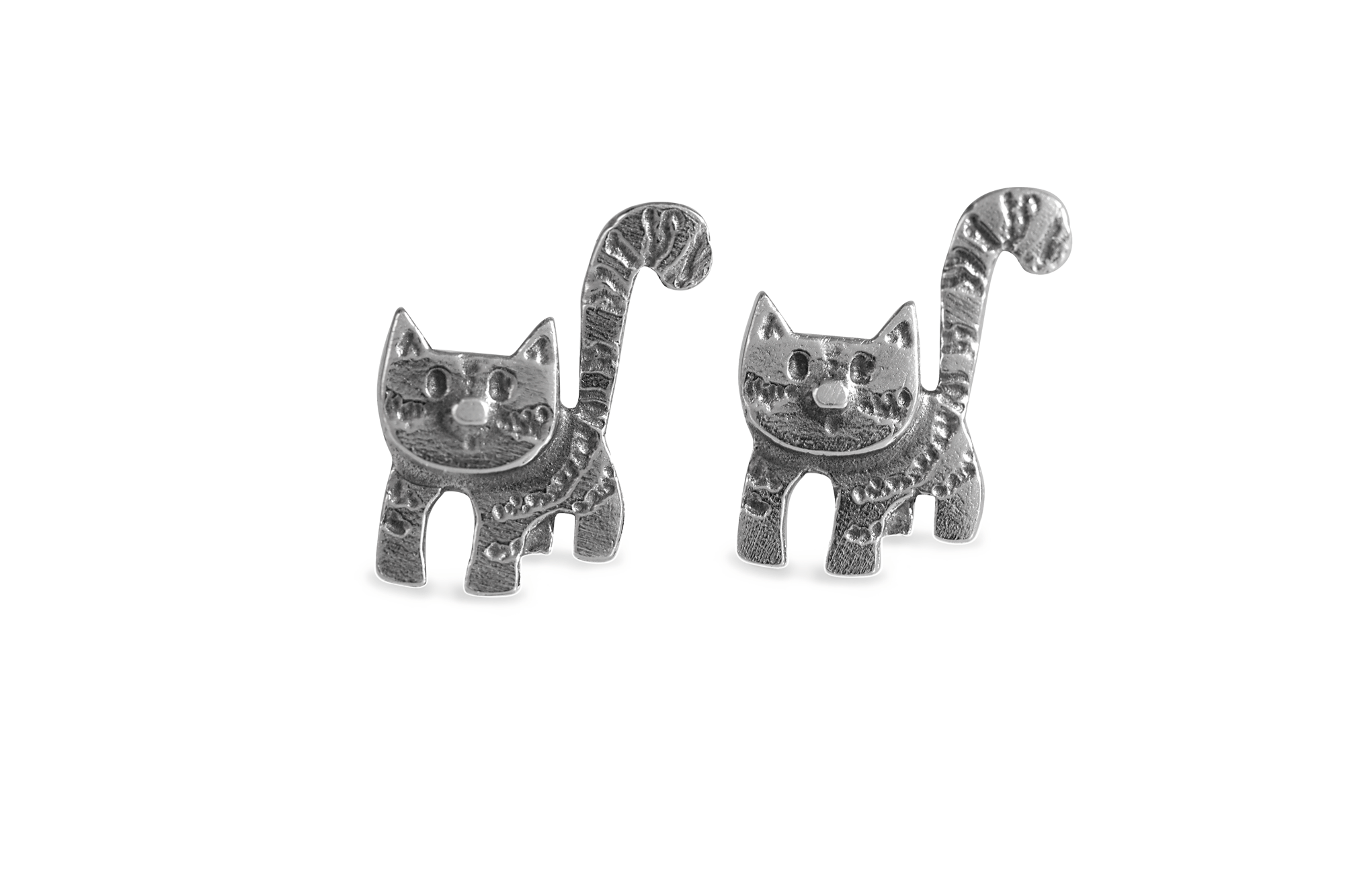 Cat Stud Earrings