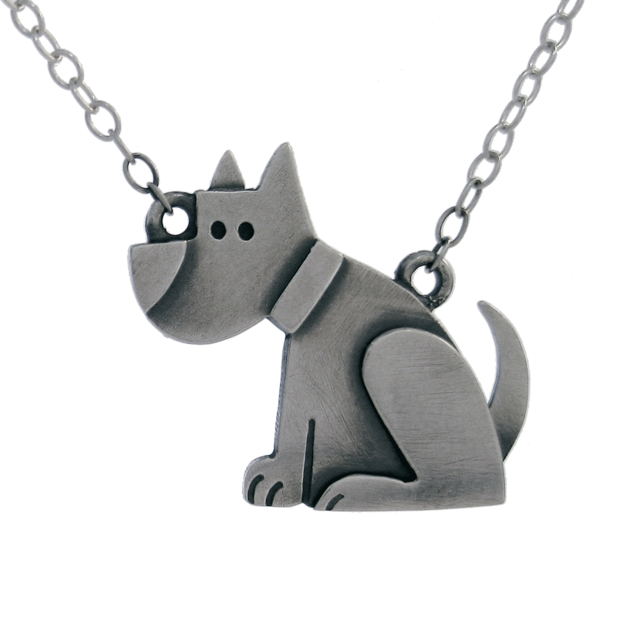 Patient Dog Necklace (with wagging tail)