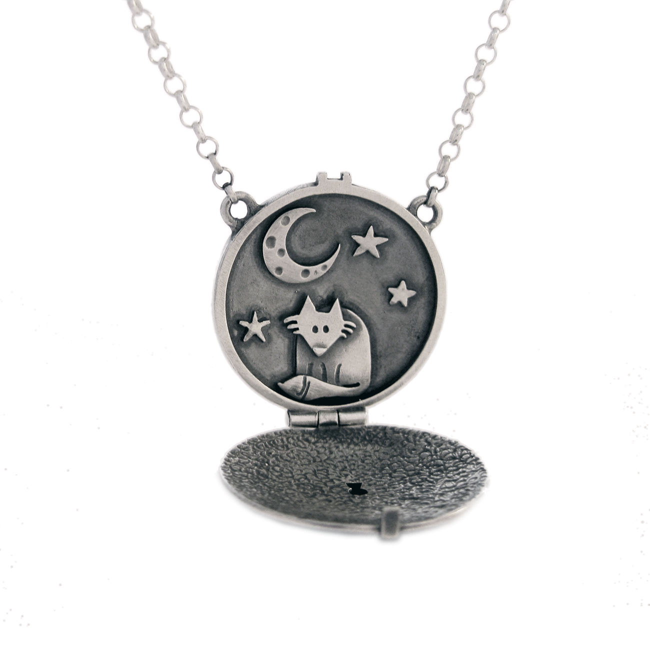 Fox Under the Stars Locket