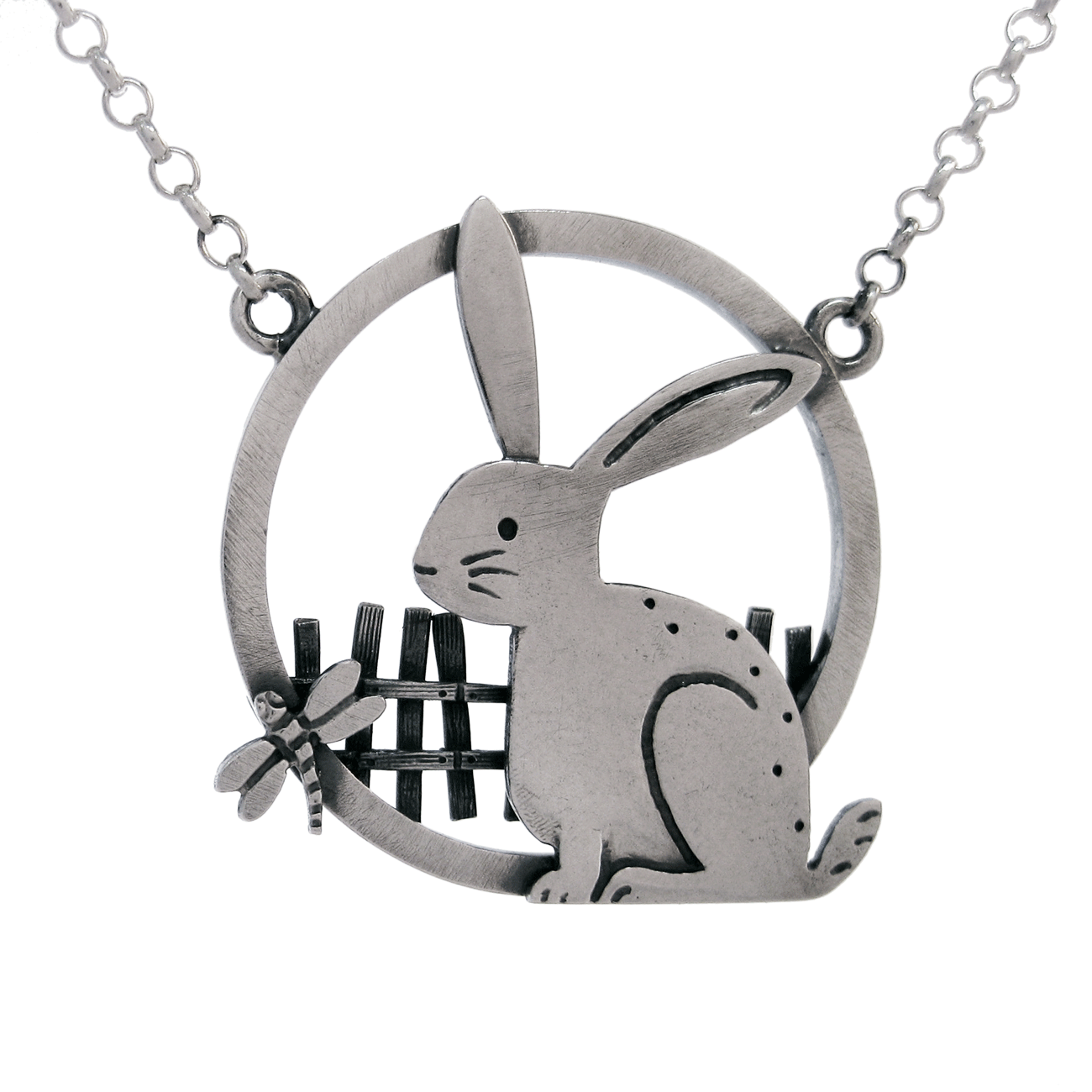 Rabbit in the Field Necklace