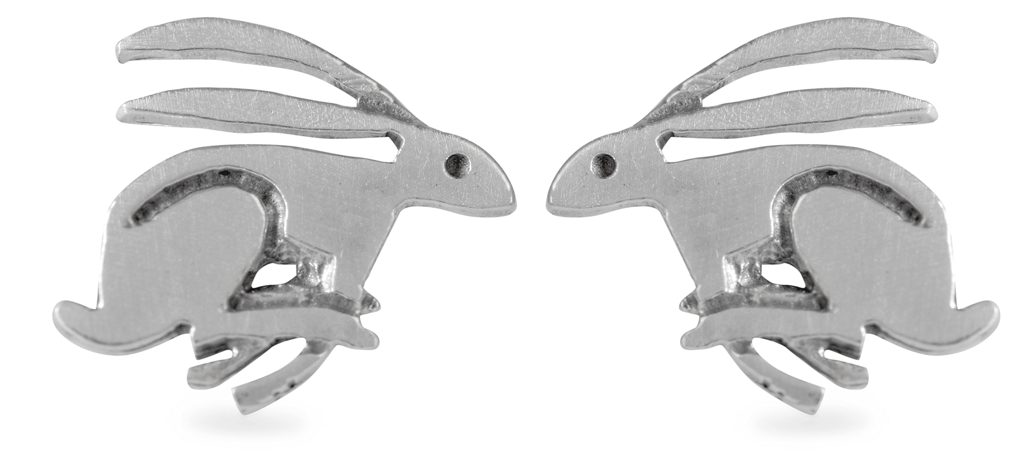 Running Hare Stud Earrings