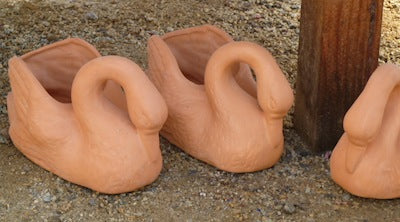 Swan Pots