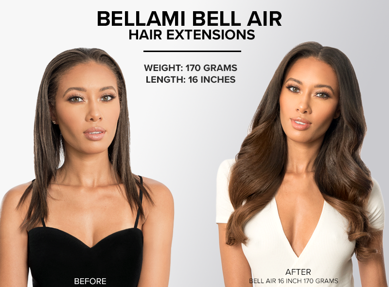 bellami bell air hair extensions 16 inch 170 grams