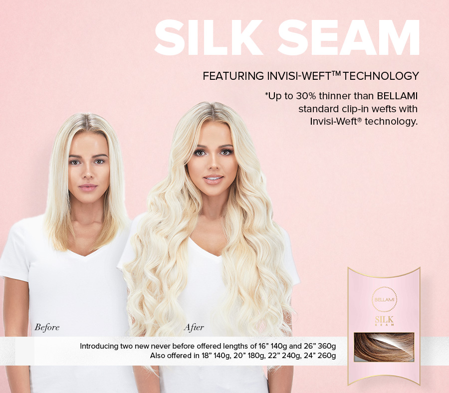 Onrecht Concentratie Zeemeeuw Silk Seam Clip-In Hair Extensions – BELLAMI Hair