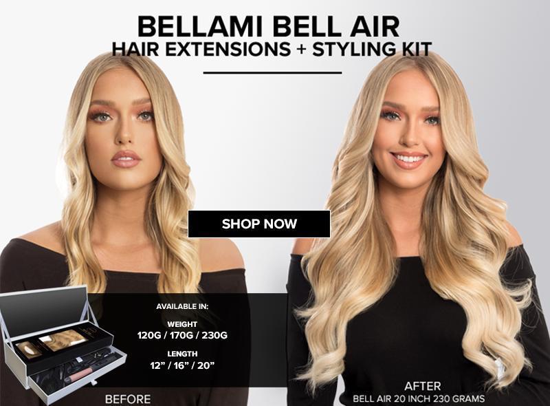 bellami bell air hair extensions plus vanity kits