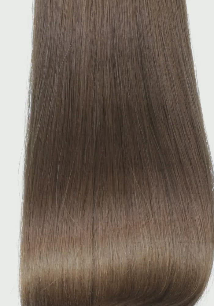 Bellissima 220g 22'' Ash Brown (8) Hair Extensions – BELLAMI Hair