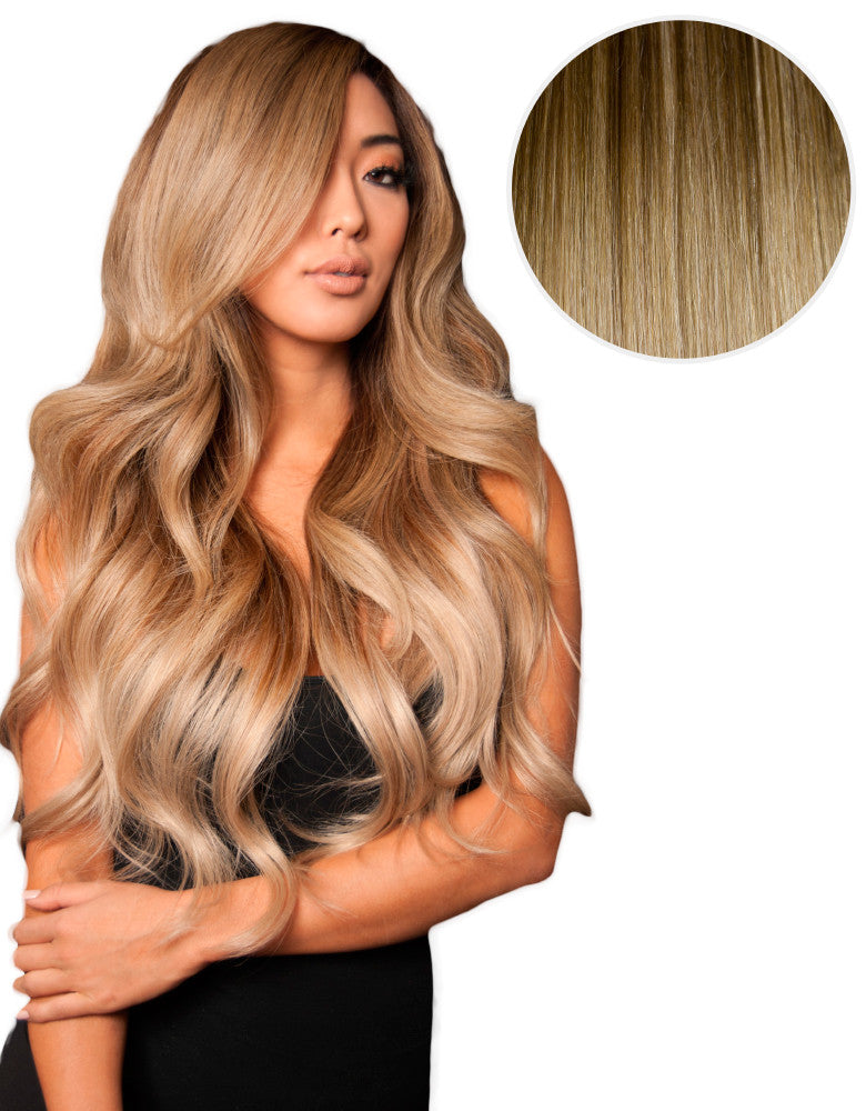 Balayage 160g 20 Ombre Chocolate Brown Dirty Blonde Hair