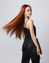 Load image into Gallery viewer, BELLAMI Silk Seam 22&quot; 240g Spiced Crimson Natural Hair Extensions

