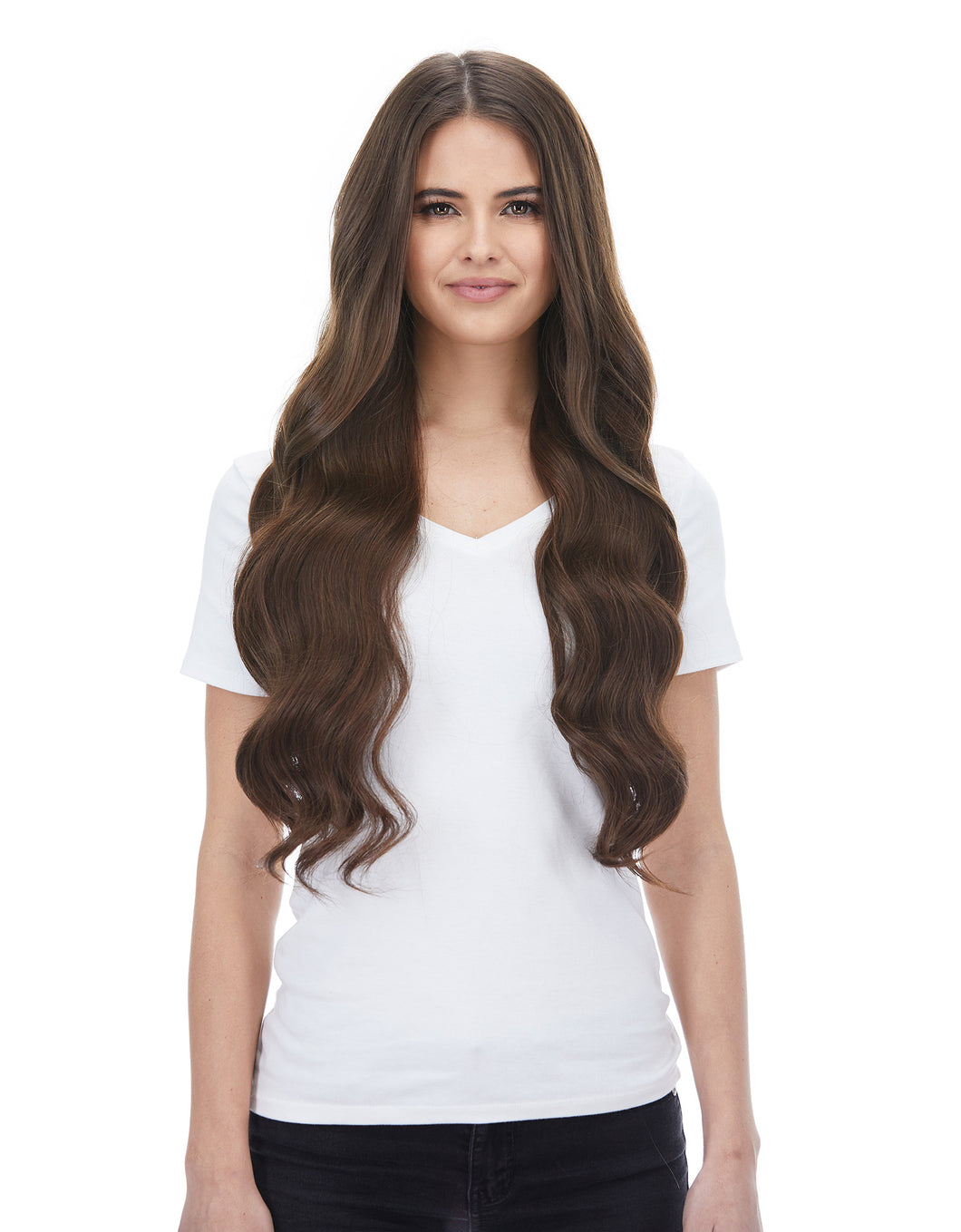 Bellami Silk Seam 360g 26 Chocolate Brown 4 Hair Extensions 1530