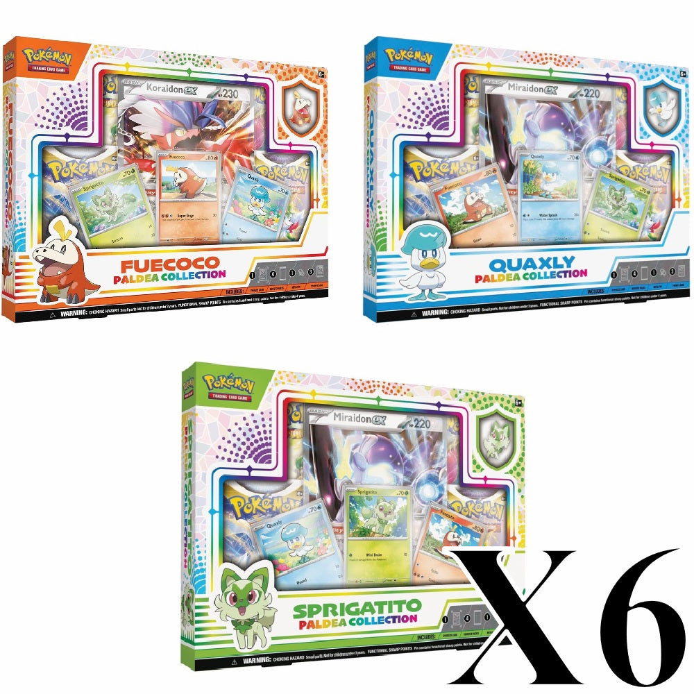 Paldea Collection Box Case (6 boxes)