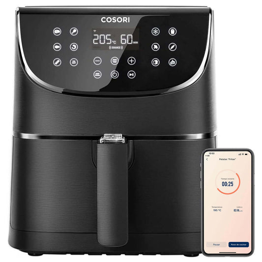 COSORI Freidora de Aire 4,7L, 75-230 °C, Air Fryer con 30+ Recetas