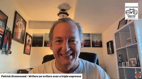 Patrick Greenwood Writers on Writers over triple espresso podcast