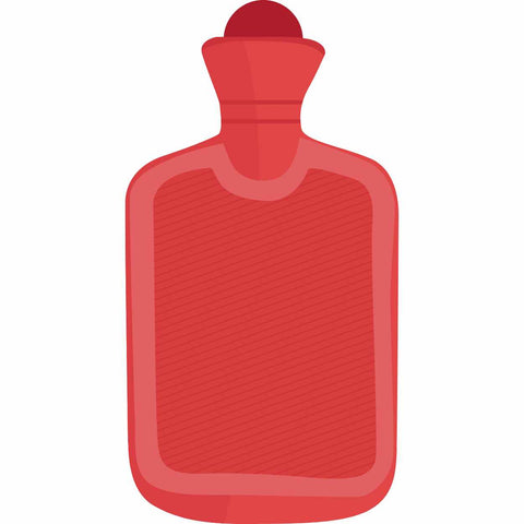 Hot water bottle for period pain
