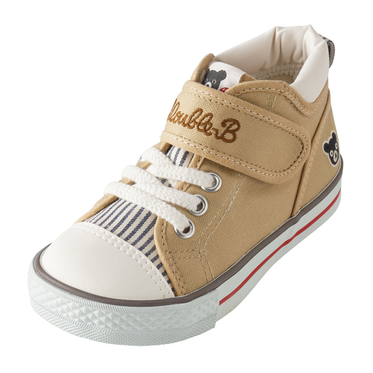 met tijd Piket lippen DOUBLE_B High Top sneaker for Kids - Camel Brown – MIKI HOUSE Outlet  Official