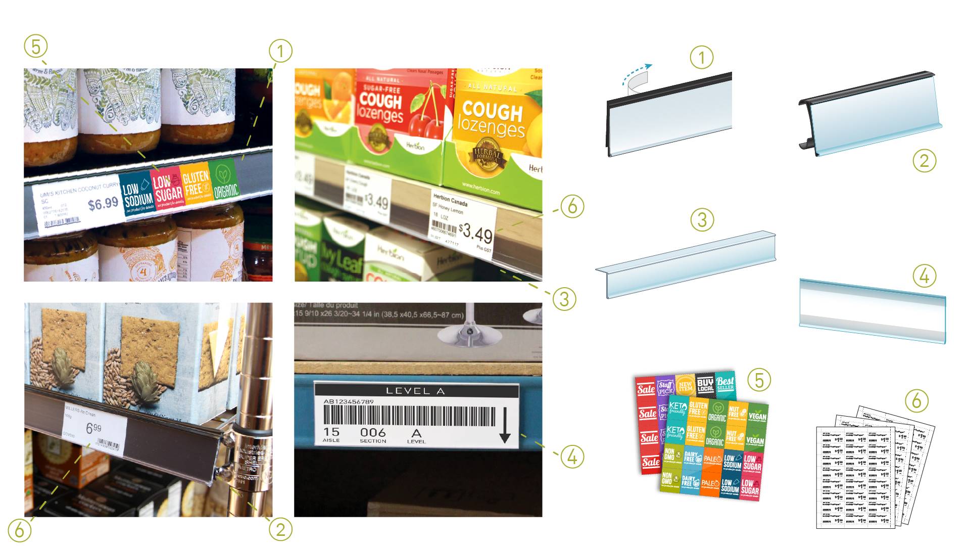 ClearVision shelf edge labeling systems