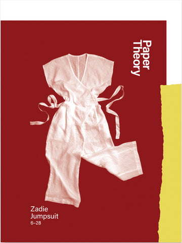 Front cover of Zadie jumpsuit sewing pattern