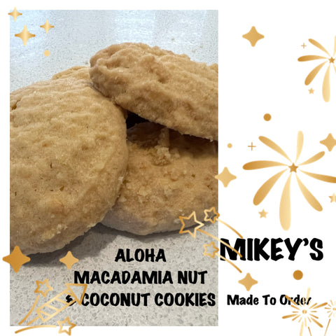 Mikey's Aloha Macadamia Nut & Coconut Cookies