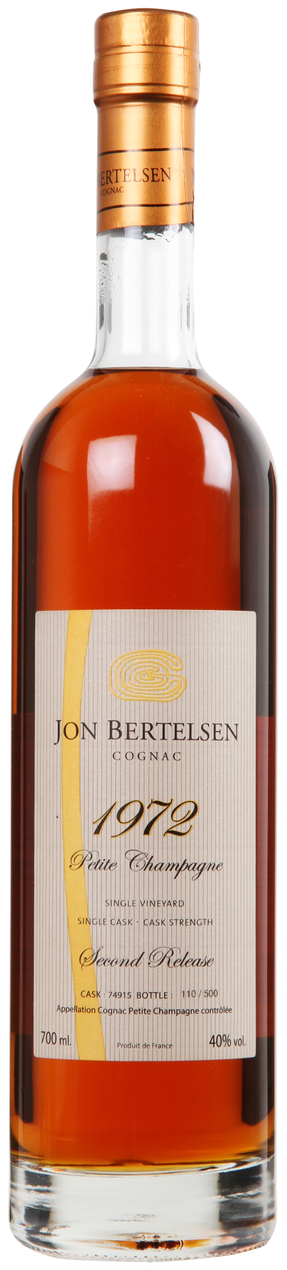 Billede af Jon Bertelsen Cognac, Cognac Single Cask Vintage, 1972