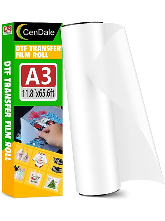 CenDale DTF Transfer Film 8.5x14 - 30 Sheets Premium Thick