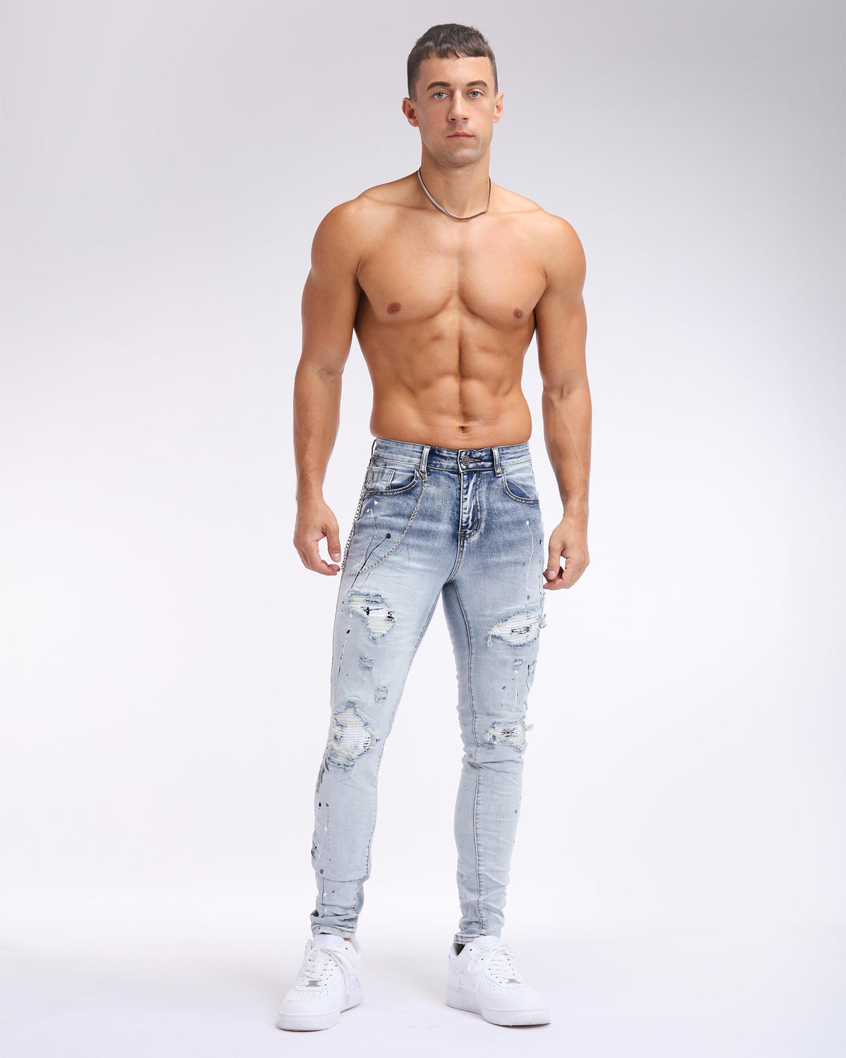 Men's Graffiti Jeans-LOGEQI