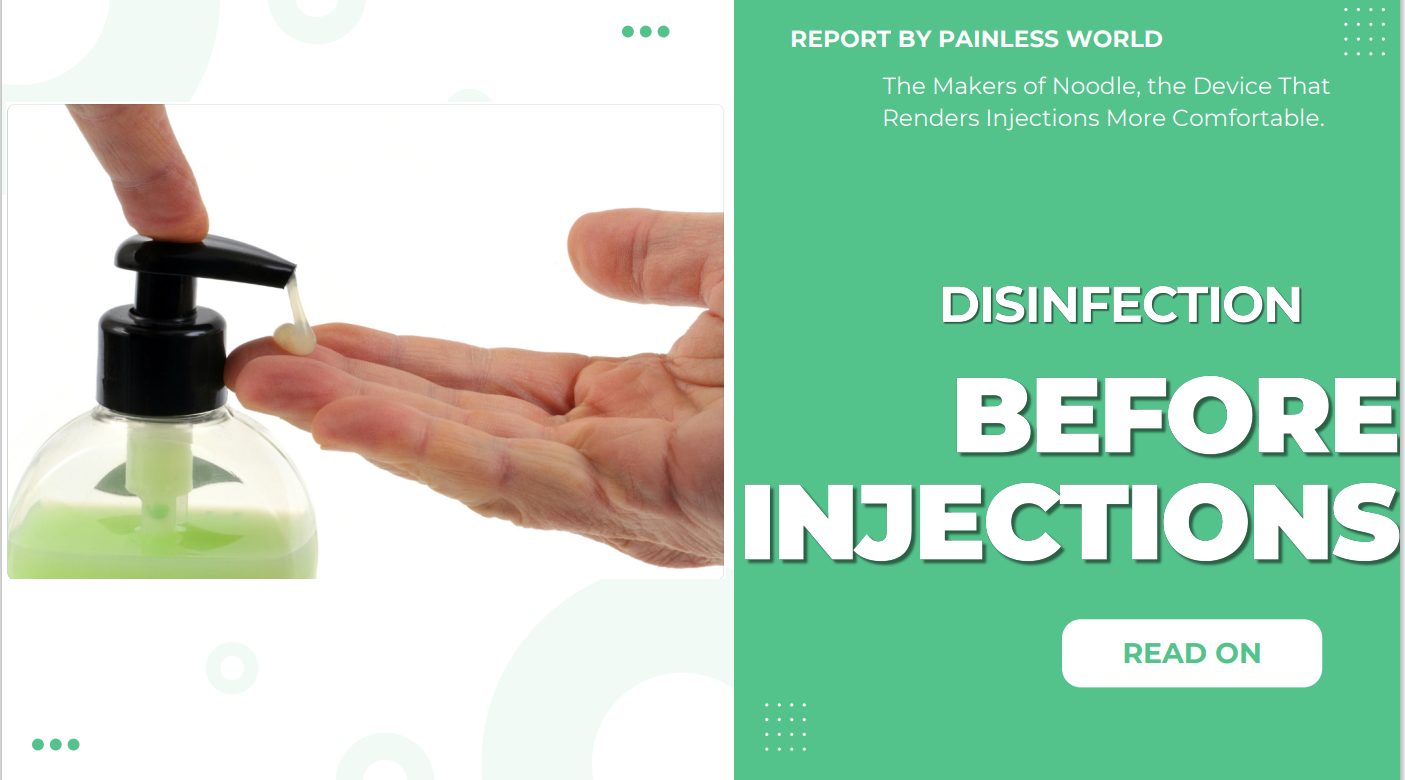 Is Disinfection before an injection necessary?