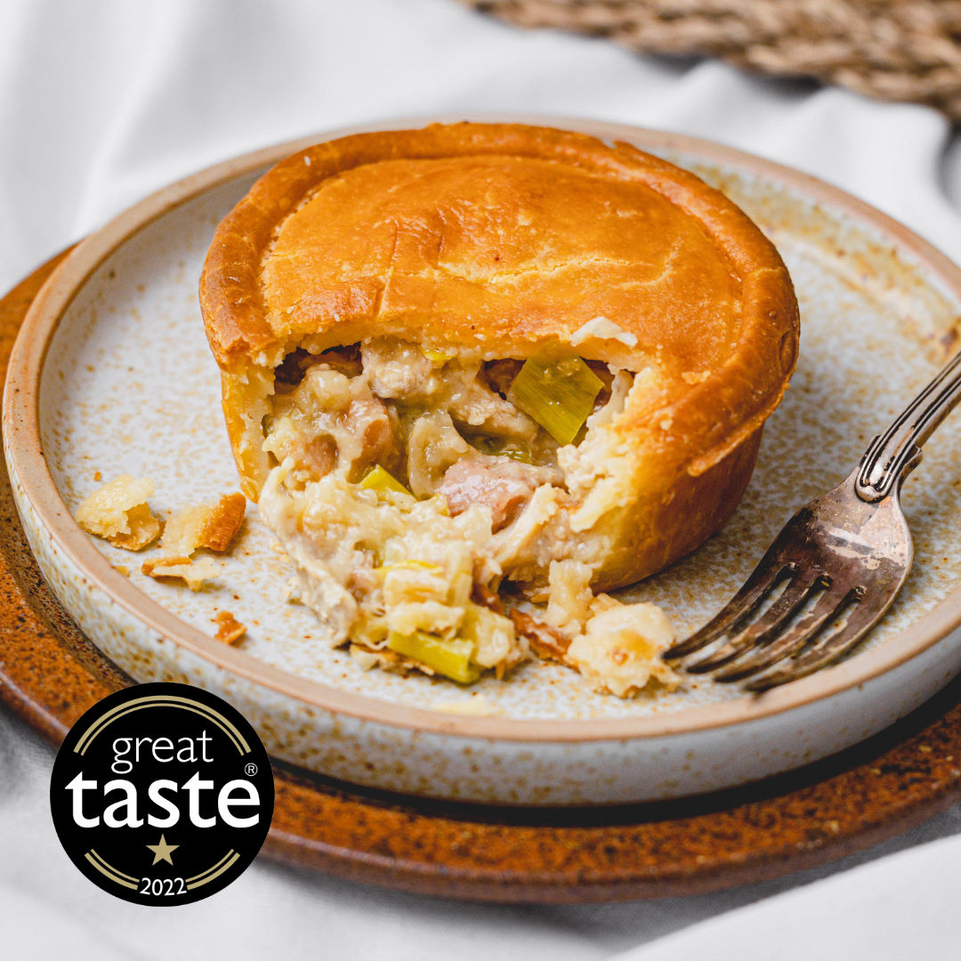 Chicken, Leek and Bacon Pie - Gluten Free - Baked to Taste product image