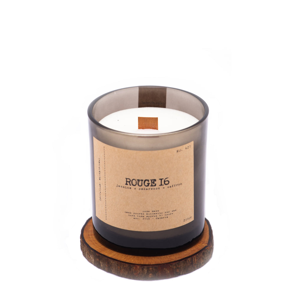 Wood Wick Candle Rouge 16