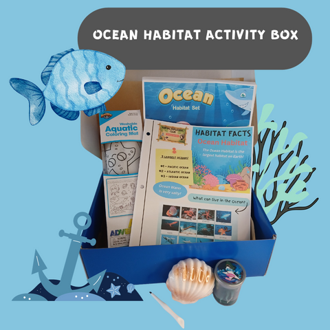 Ocean Habitat Activity Box Animal Explorers Club