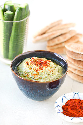 Green Tea Edamame Hummus