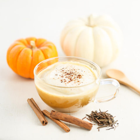 Pumpkin Spice Hojicha Latte