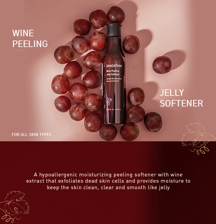 Wine Peeling Jelly Softener page one.