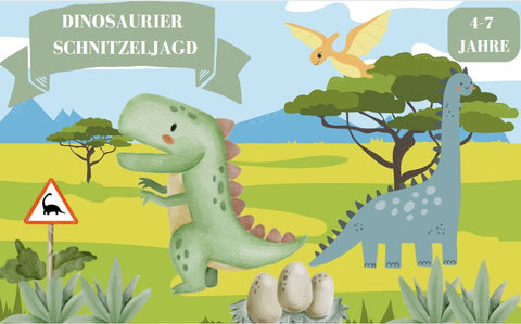 Dinosaurier-Entdeckungsreise: Eine spannende Schnitzeljagd für junge Forscher