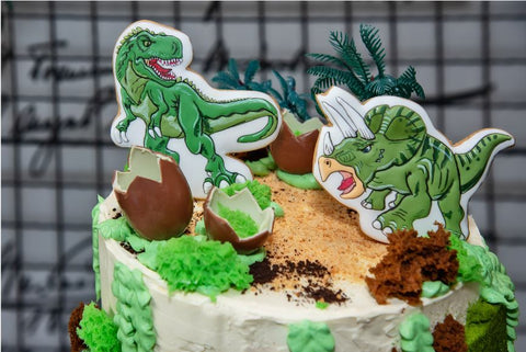 Dinosaurier -Kuchen -Für -Kindergeburtstag