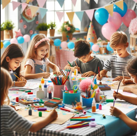 basteln- kindergeburtstag- 7- jahre-Kreativer Bastelspaß: Ideen für den Kindergeburtstag mit 7 Jahren