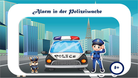 Polizei Schnitzeljagd für Kindergeburtstag