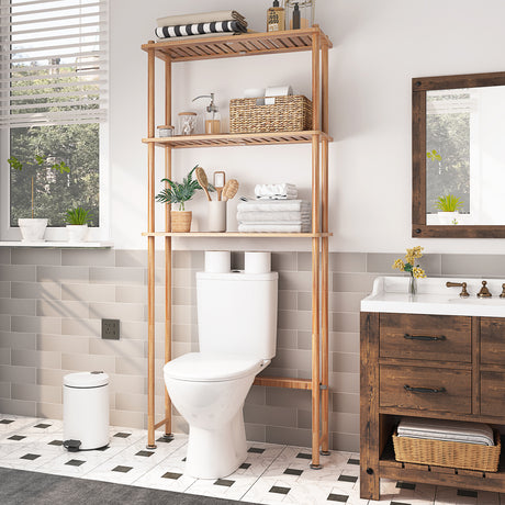  BAMACAR Thin Bathroom Storage Cabinet with Drawers