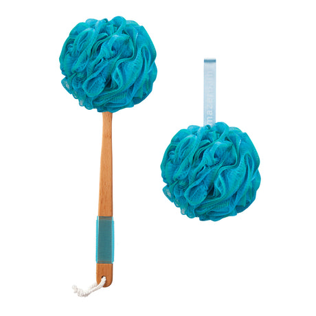 Amazer Scrub Brush for Cleaning Comfort Grip Shower Scrubber Flexible Stiff  Bristles with Handle Heavy Duty Cleaner Brush for Tub Sink Carpet Floor -  Pack of 2 (Blue+Green) : : Health 