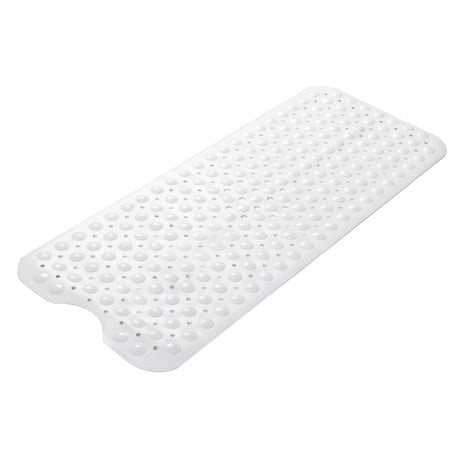 For Living Anti-Slip Foam Bath Tub Mat, White, 17-in x 36-in