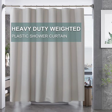 Amazer Plastic Shower Curtain Rings Hooks, C Shaped Shower Rings for C –  AmazerBath