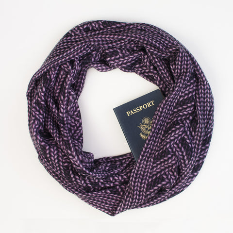 The Saint Cloud Speakeasy Travel Supply stash scarf.