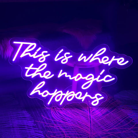 Magic Purple Neon Sign