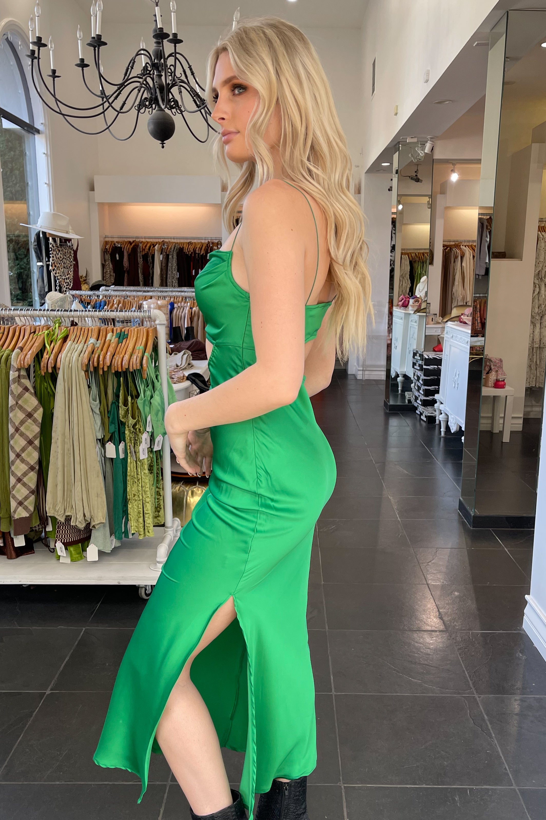 Dream In Color Dress-Green - Image 2