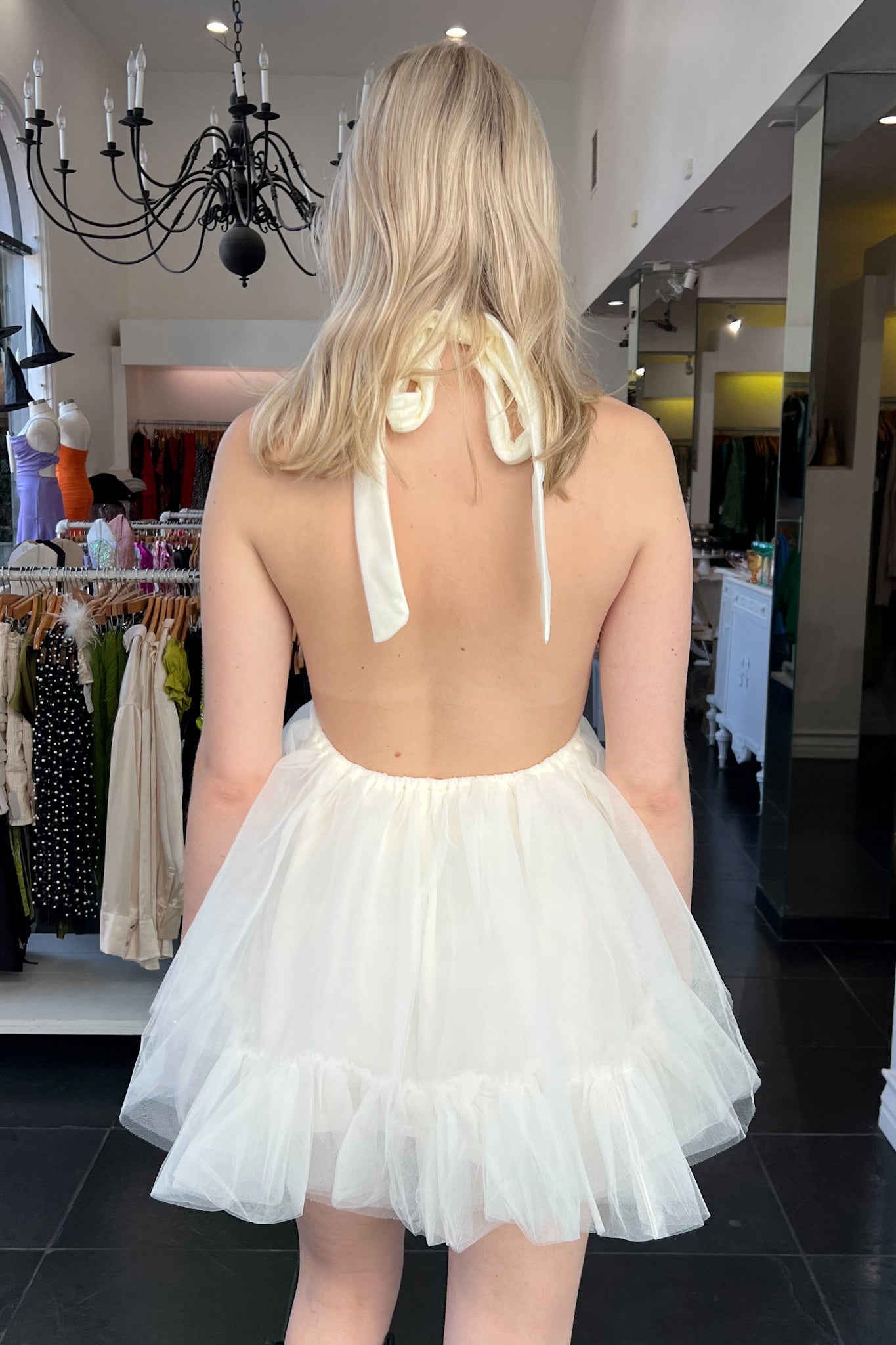 Princess Diaries Dress-Cream - Image 6