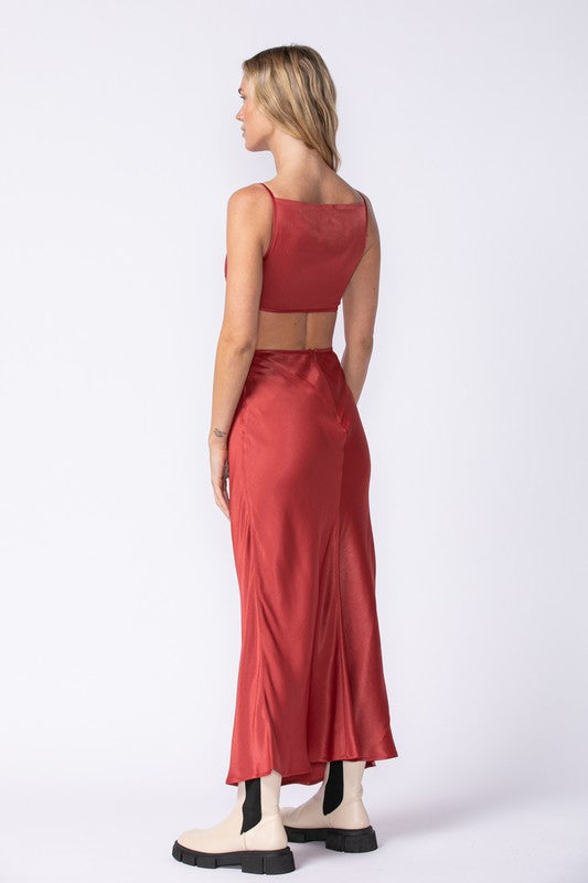 Ruby Rose Midi Dress-Ready Red - Image 3