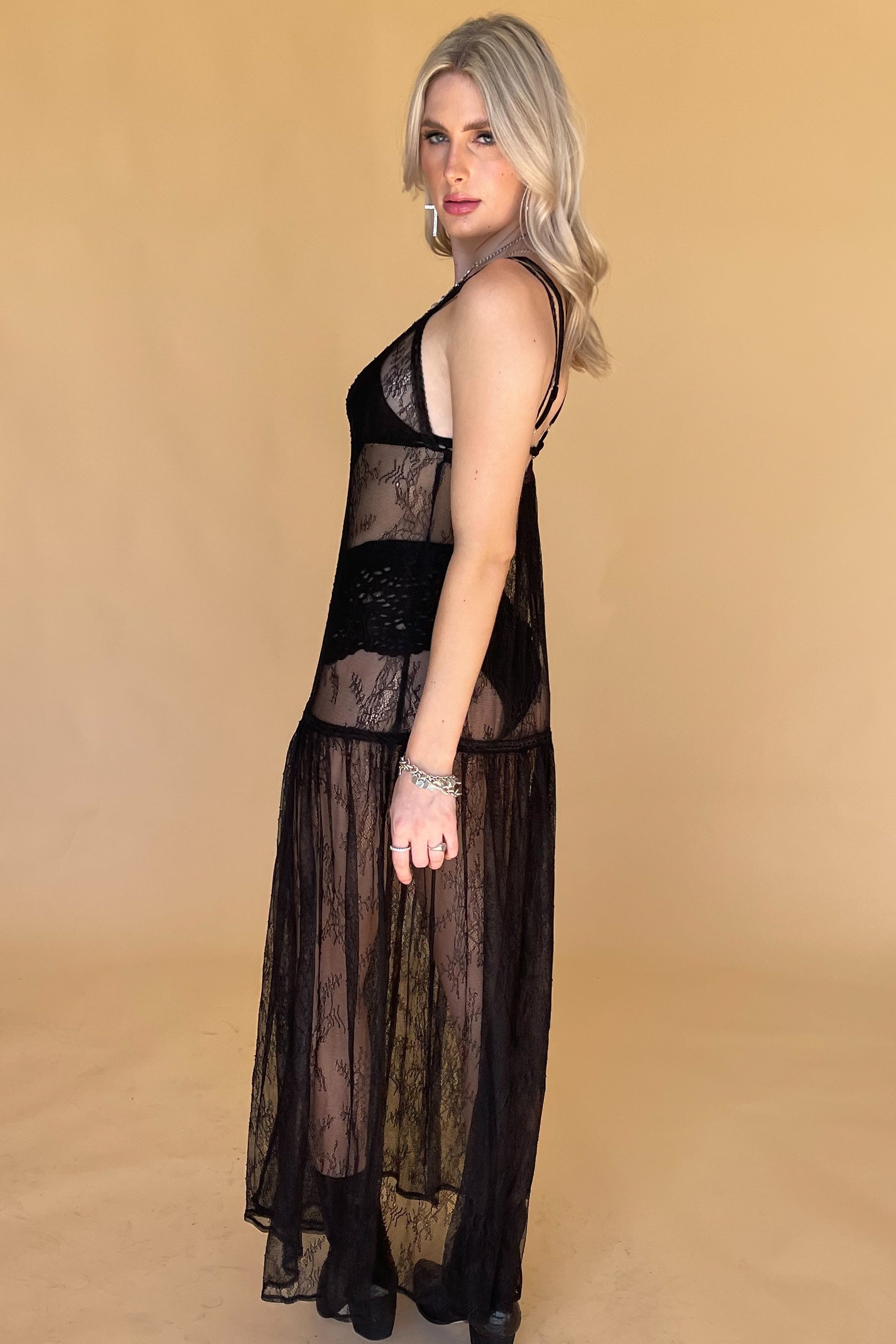 Into The Sun Maxi Dress-Black - Image 11