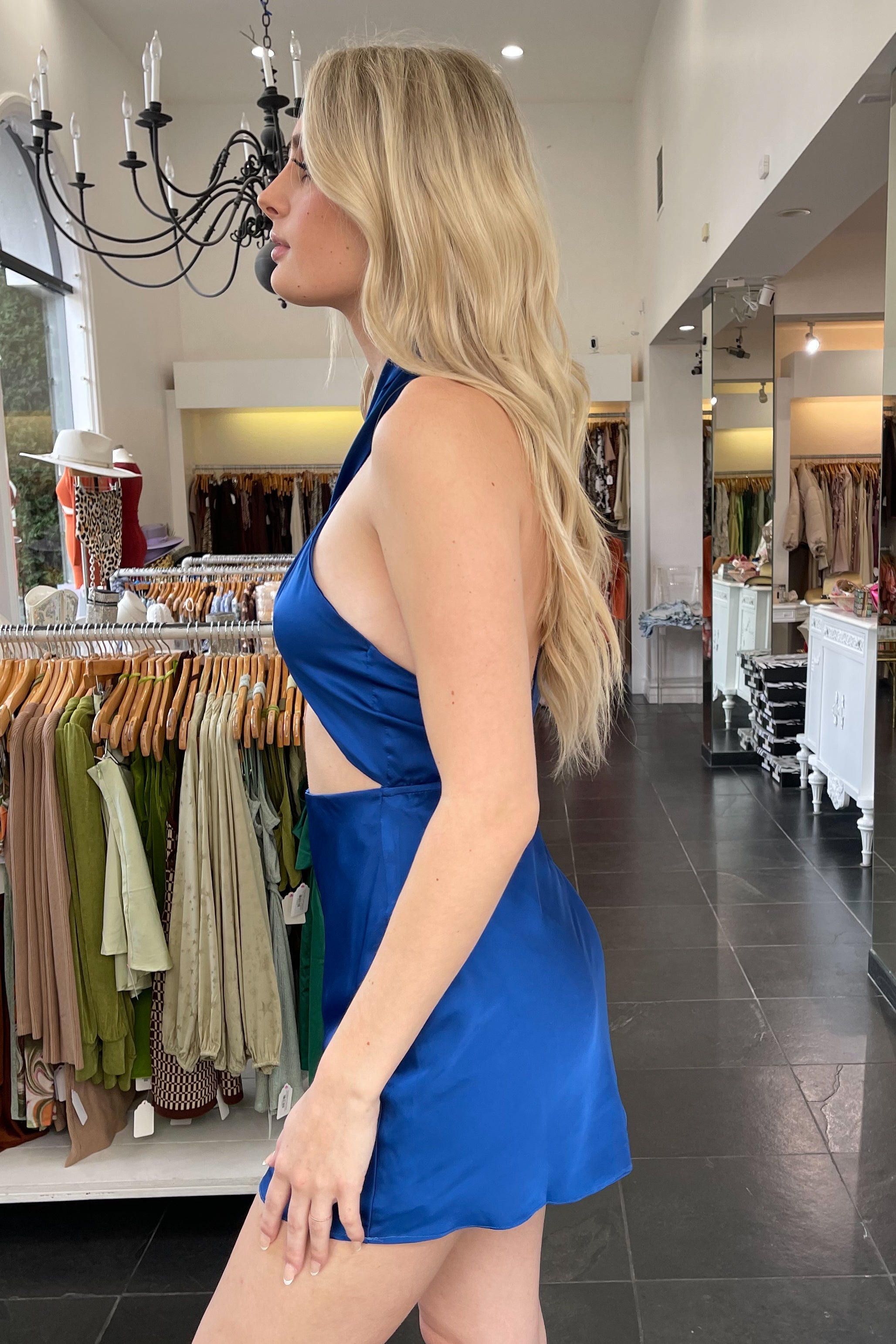 California Dream Dress-Cobalt - Image 23
